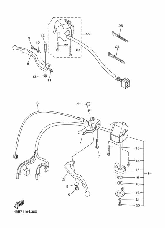 Handle switch & lever
