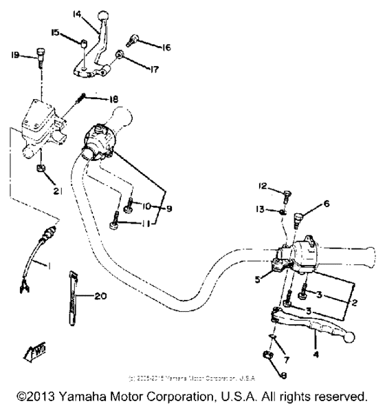 Handle switch - lever
