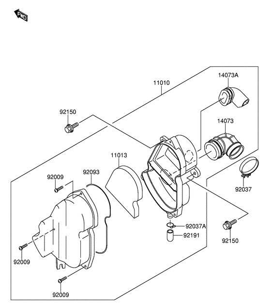 DR-Z110 Воздухоочиститель