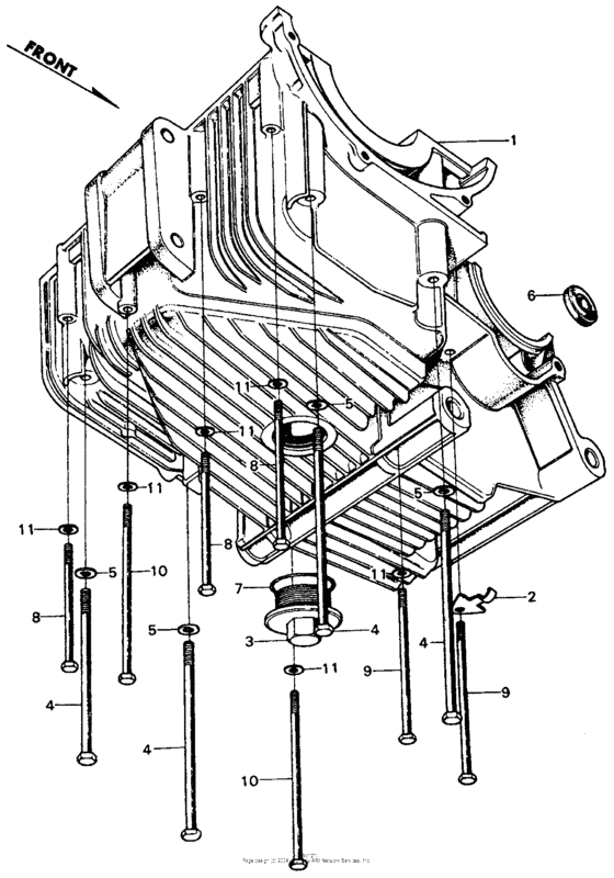 Lower crankcase
