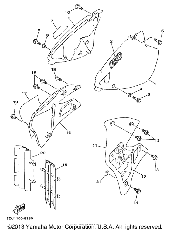  Боковые обтекатели