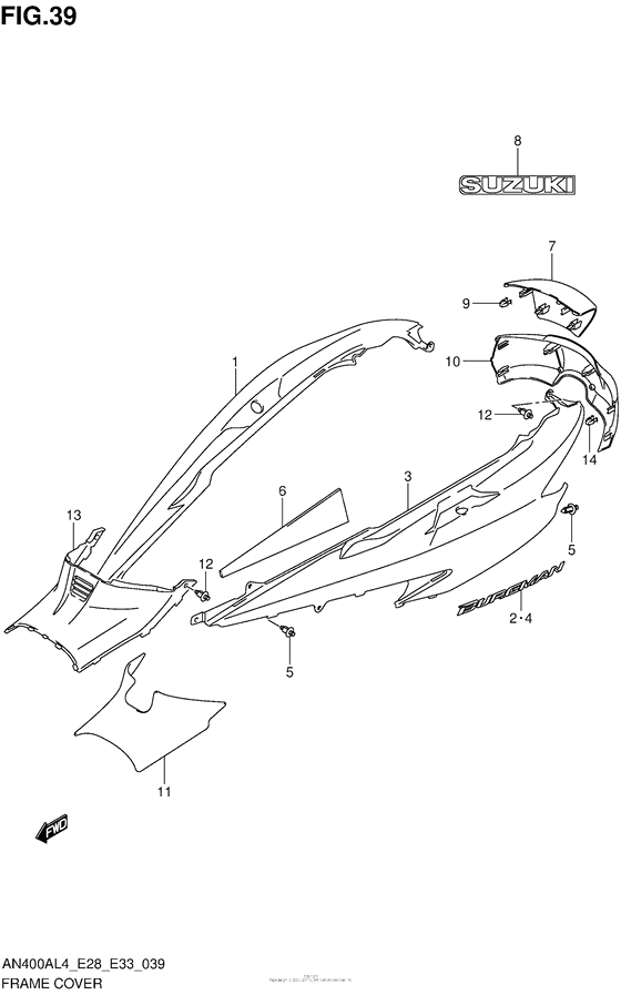 Frame Cover (An400Al4 E33)
