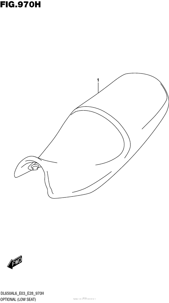 DL650 (ABS) Optional (Low Seat) (Dl650Xal6 E03)