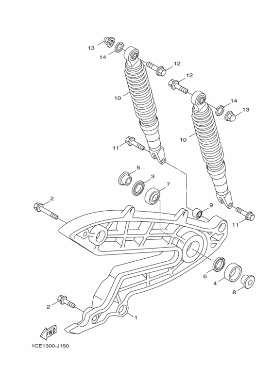 Rear arm & suspension