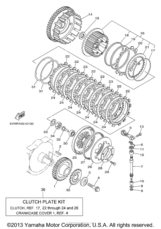 XV17ATXLC Сцепление