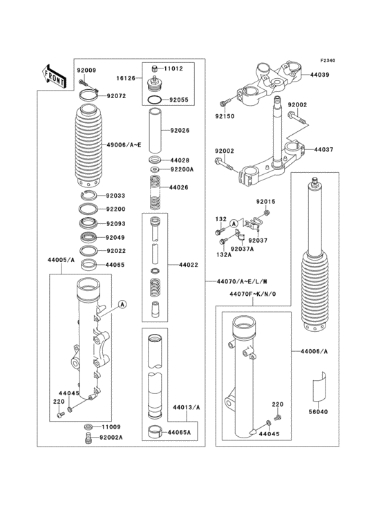 Front fork(1/3)