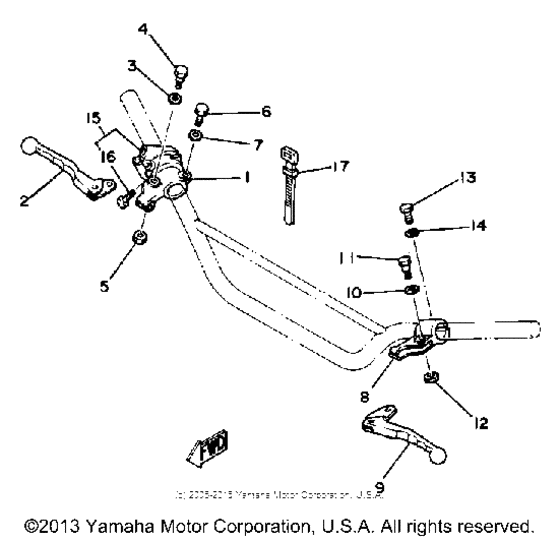 Handle switch - lever
