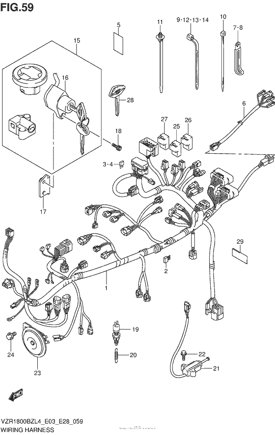 Wiring Harness (Vzr1800Bzl4 E33)
