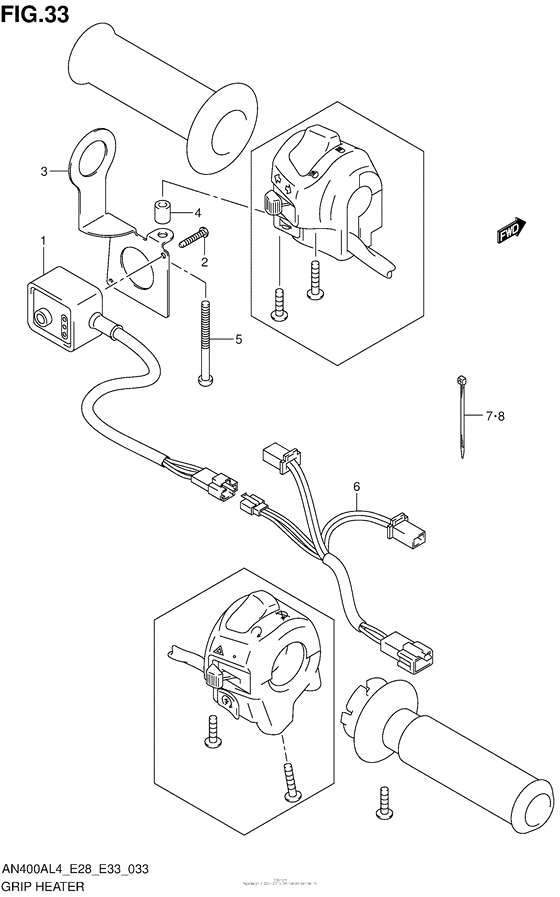 Grip Heater (An400Zal4 E28)