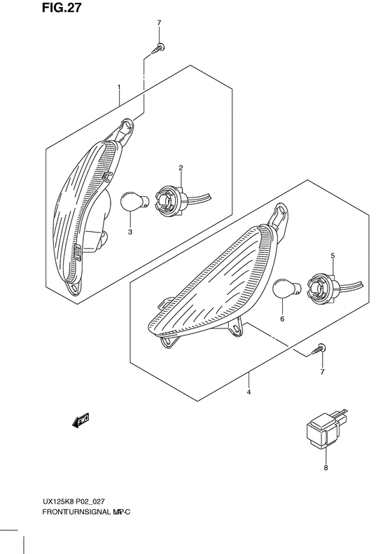 Front turnsignal lamp
