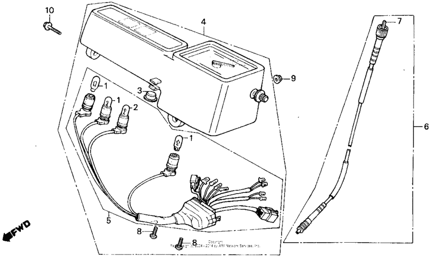 TLR200 Спидометр