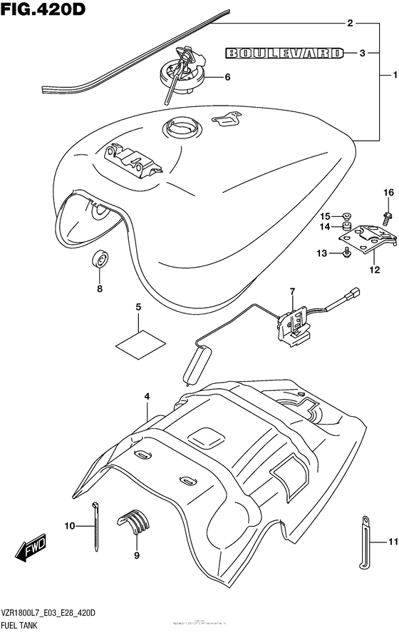 Fuel Tank (Vzr1800Bzl7 E33)