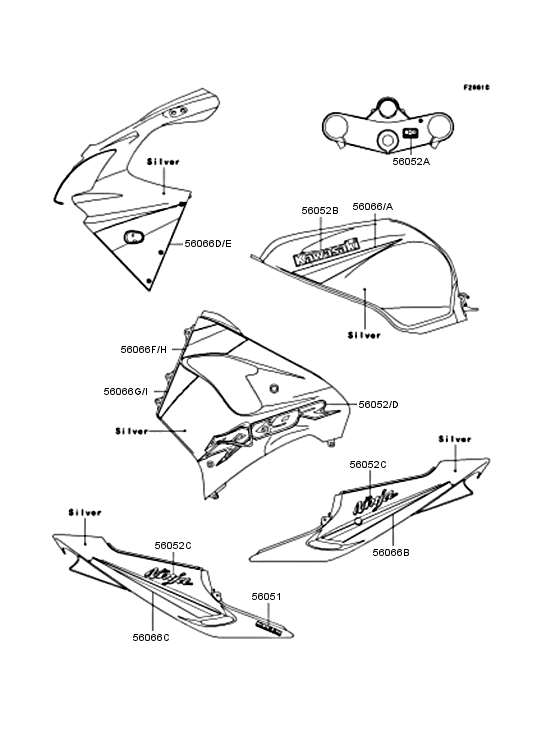ZX900 Наклейки