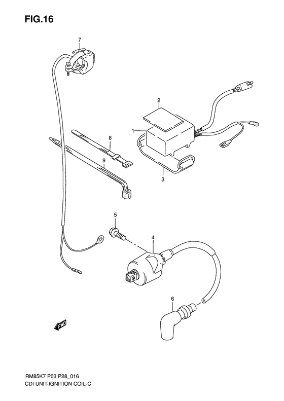 Cdi unit - ignition coil