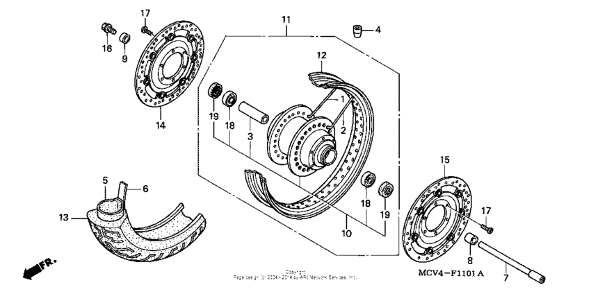 Front wheel (vtx1800s)