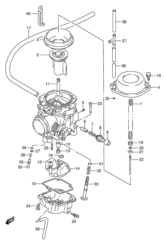 Carburetor assy