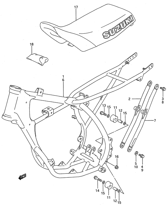 Frame - seat