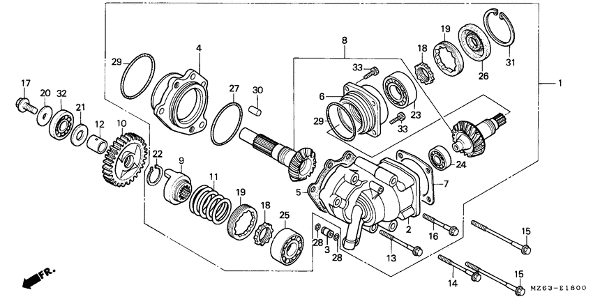 NTV650 Вал крестовой