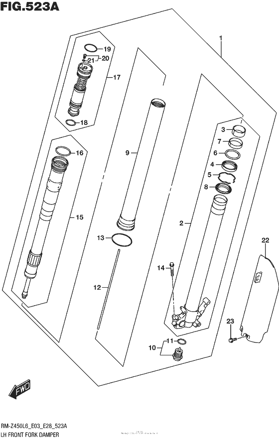 Lh Front Fork Damper