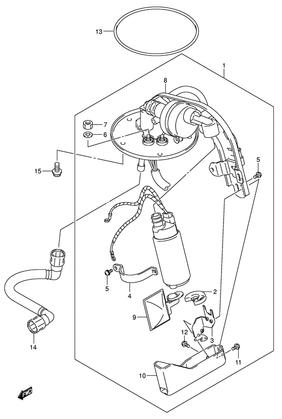 VL800 Топливный насос