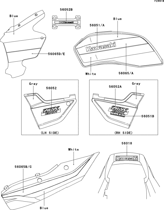 ZR1200 Decals(blue / white)(a2p)