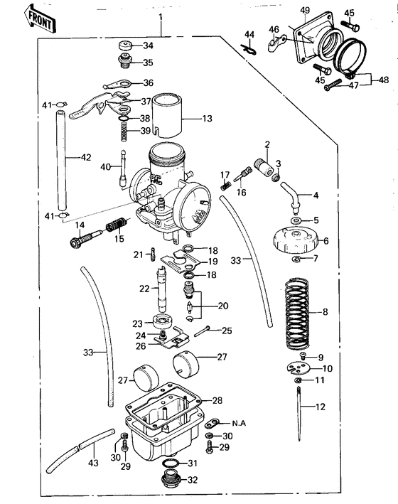 Carburetor assy
