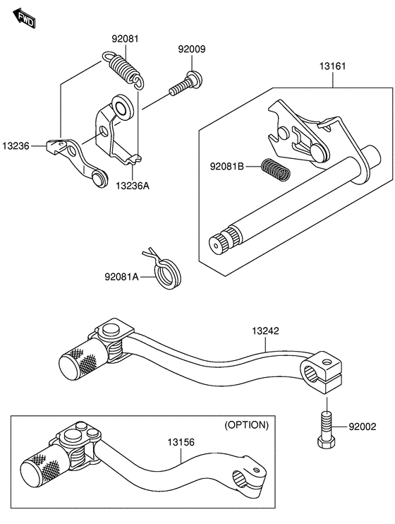 RM65 Переключатель передач