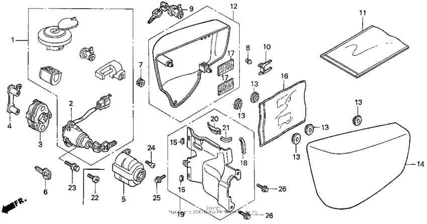 VT1100C2 Vt1100c2side cover