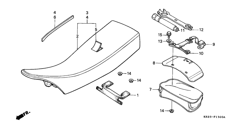 Seat/tools