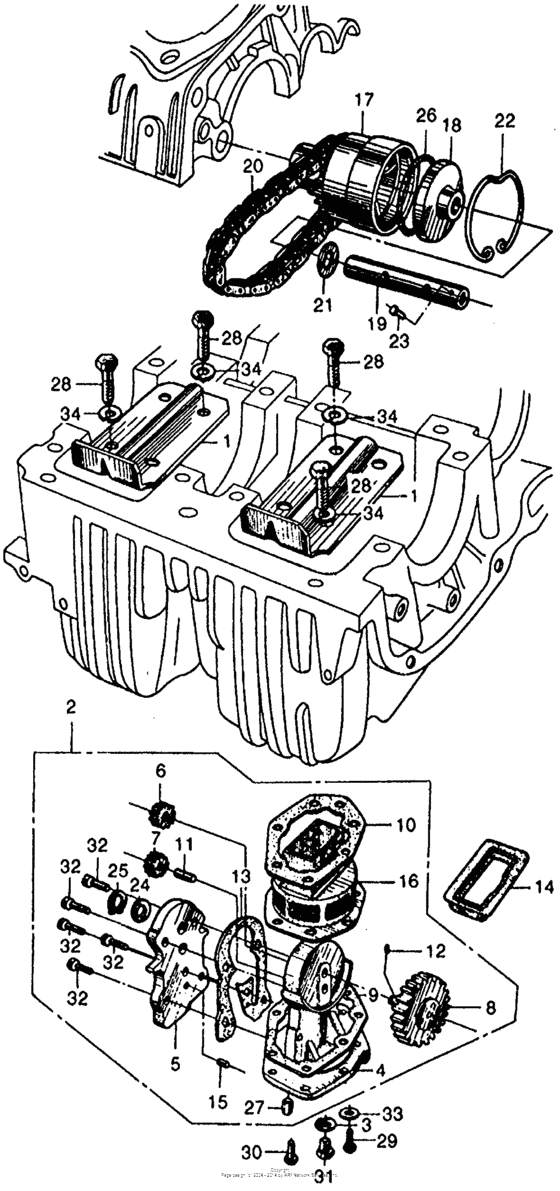 Oil pump + oil filter