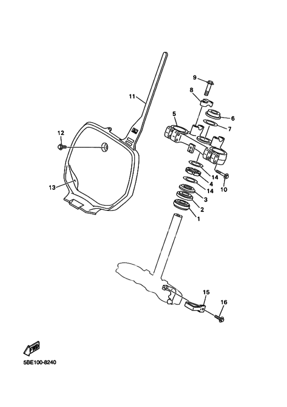 YZ400F Регулятор