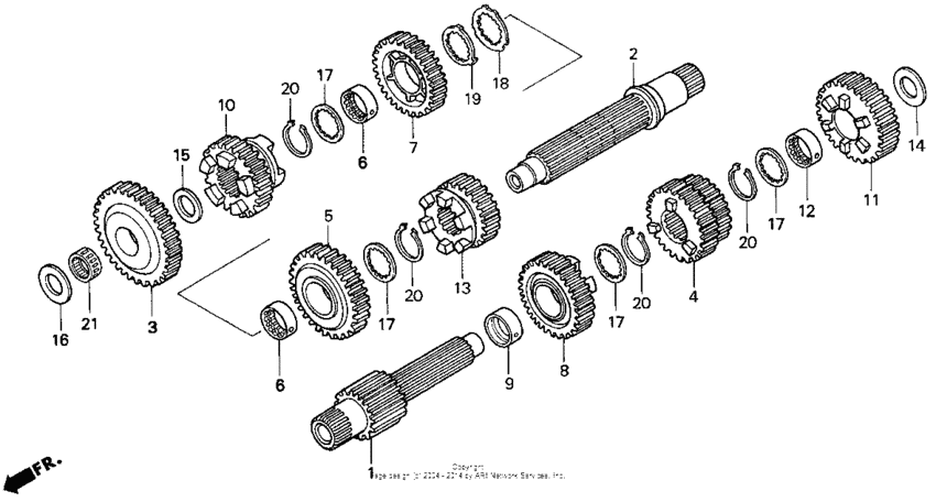 ST1100 Трансмиссия