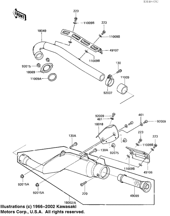 Muffler comp
