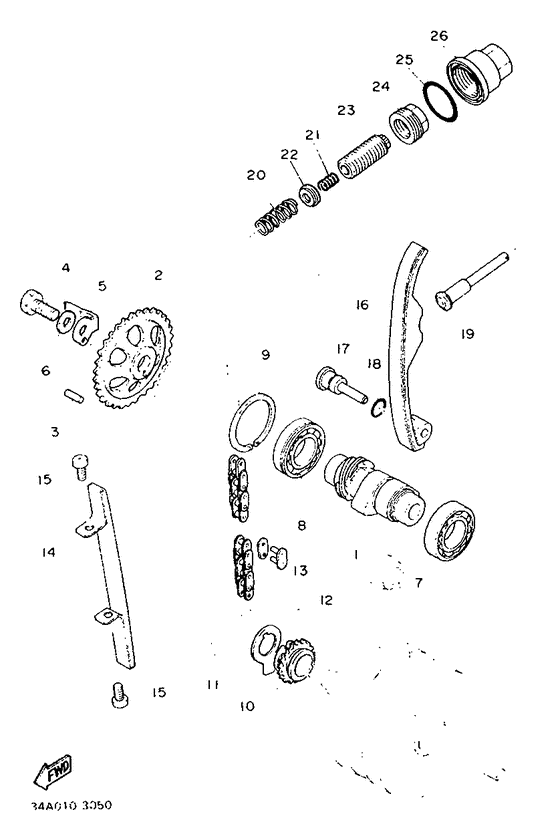 Camshaft. chain