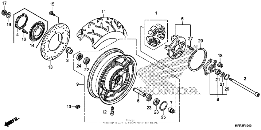 Rear wheel (1)