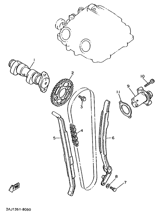 Camshaft. chain