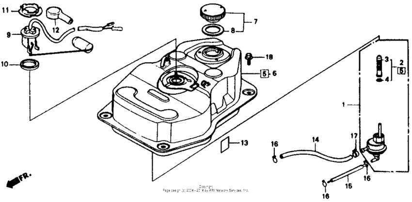 Fuel tank 85-86