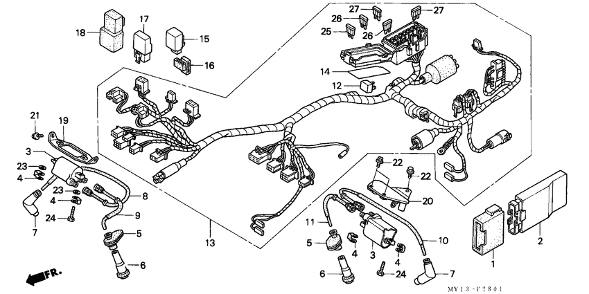 Wire harness/ ignition coil