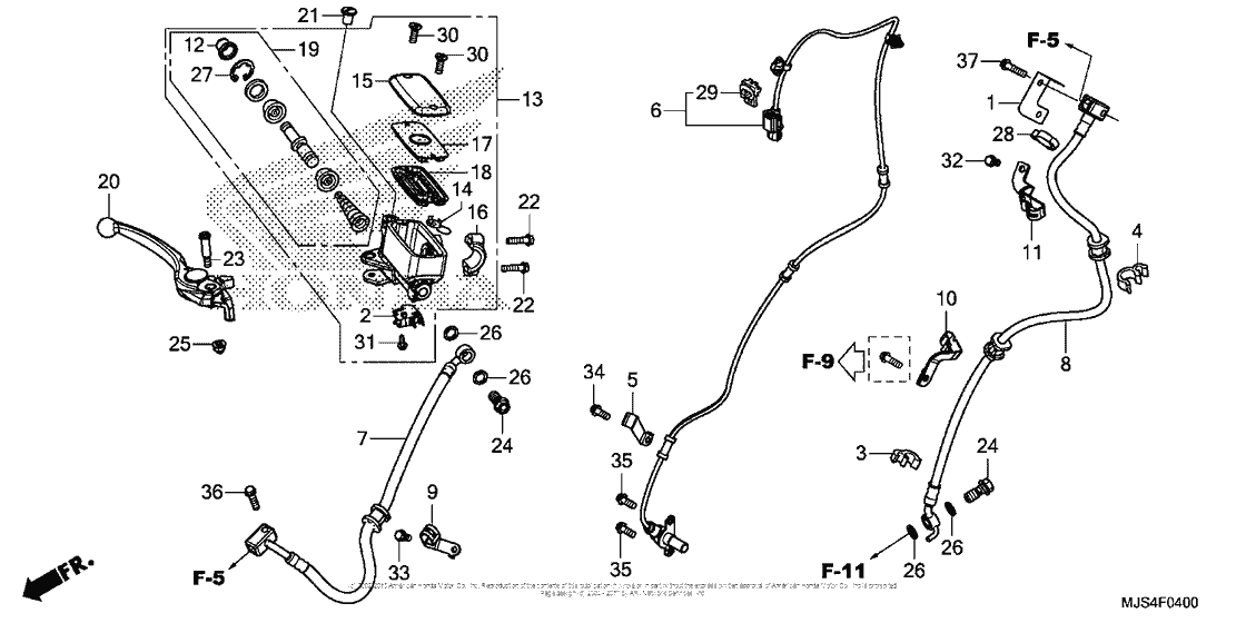 Front Brake Master Cylinder (1)