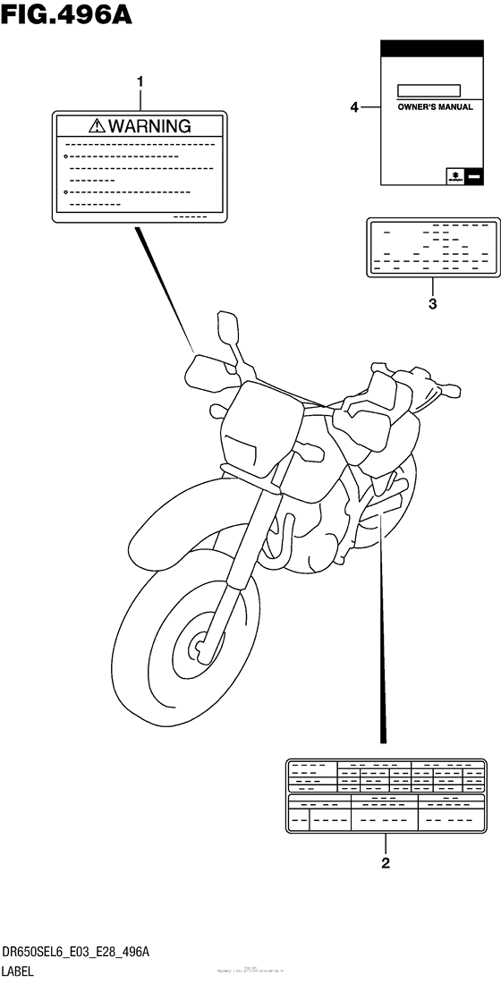 Label (Dr650Sel6 E03)