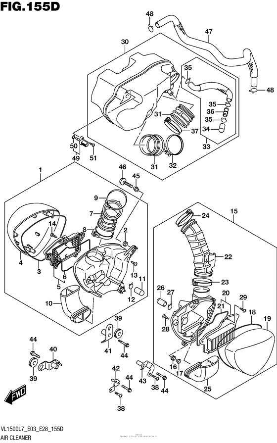 Air Cleaner (Vl1500Btl7 E28)
