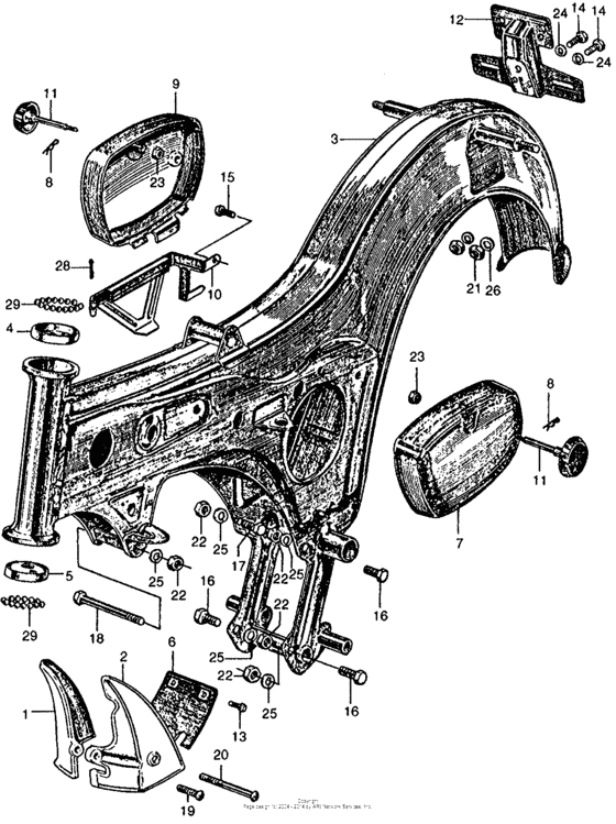 Ca160 frame