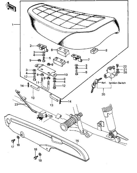 Seat/chain cover