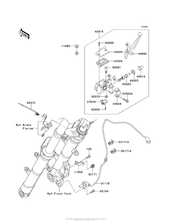 EX300 Главный тормозной цилиндр