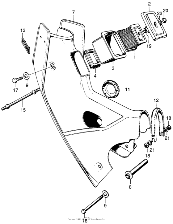 Front cover + air cleaner