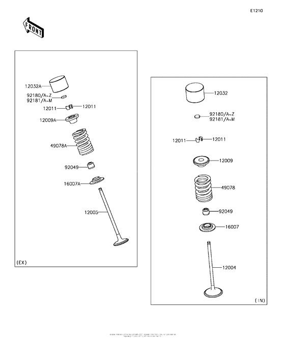 ZX636 Valve(S)(1 / 2)
