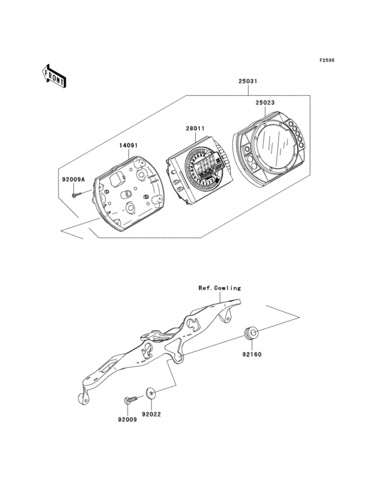 ZX600 Приборы