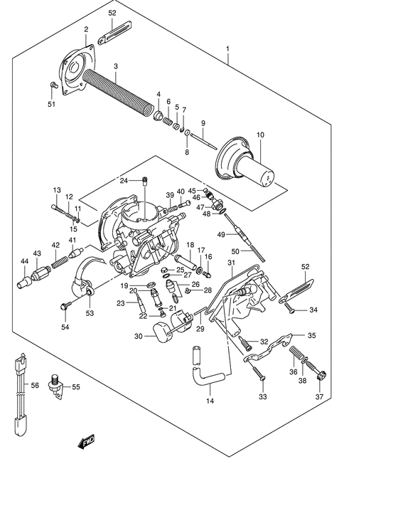 Carburetor assy