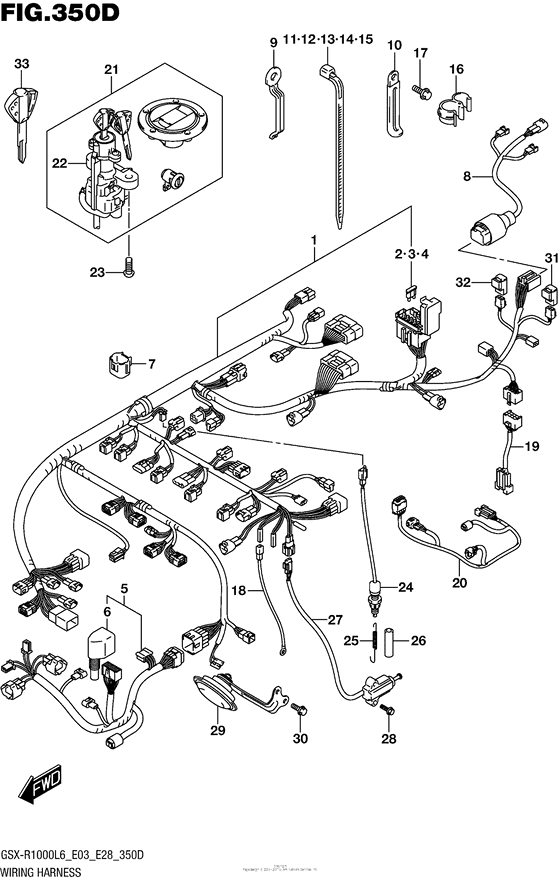Wiring Harness (Gsx-R1000Al6 E28)