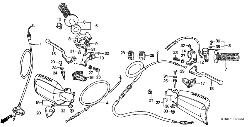 Handle lever/switch/ cable
